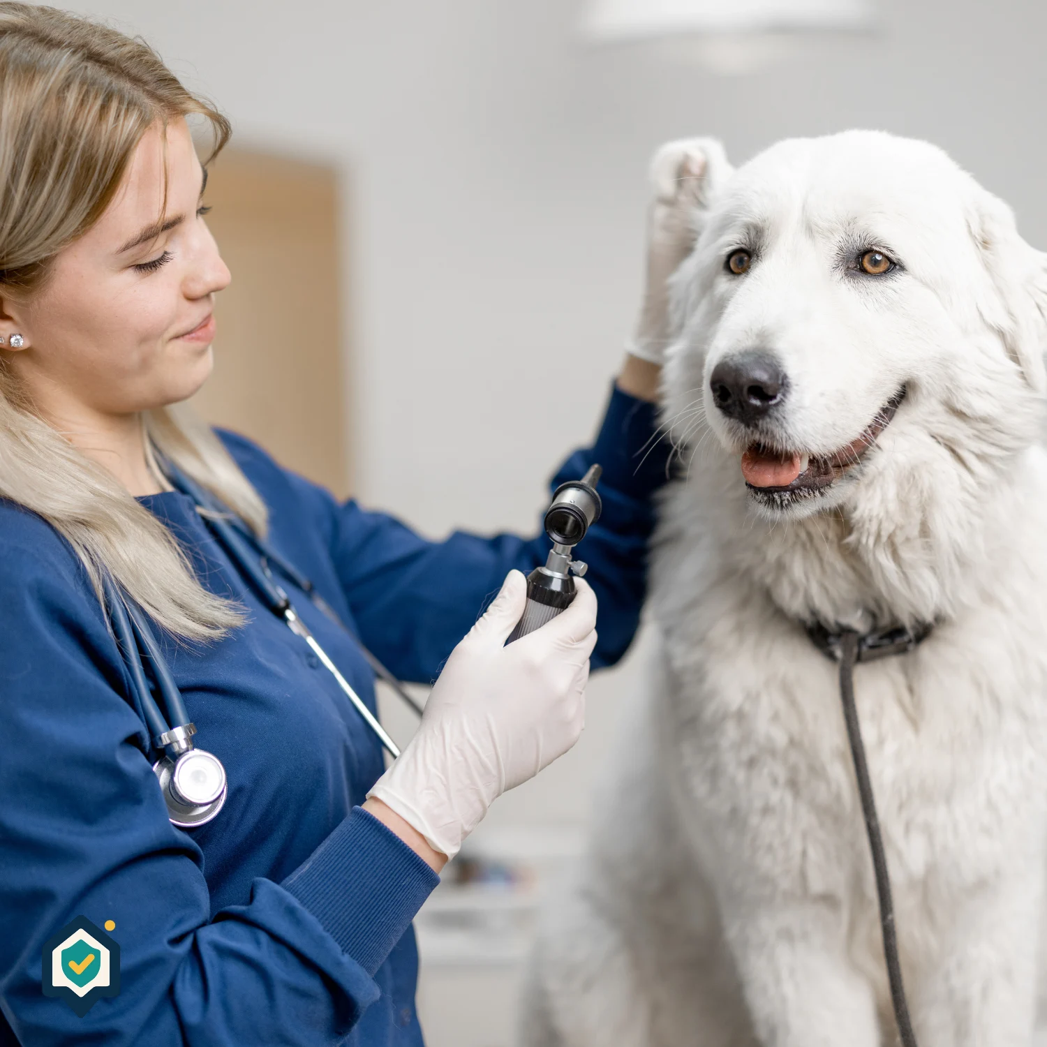 Mascota siendo atendida (Imagen referencial)